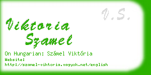 viktoria szamel business card